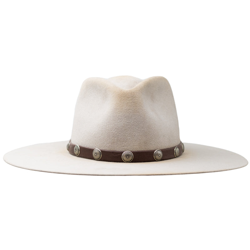 Lampman Conchos Brown Hat Band - Image 1