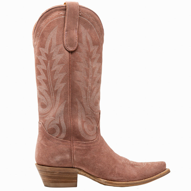 Old Gringo Pink Suede Cowgirl - Image 1