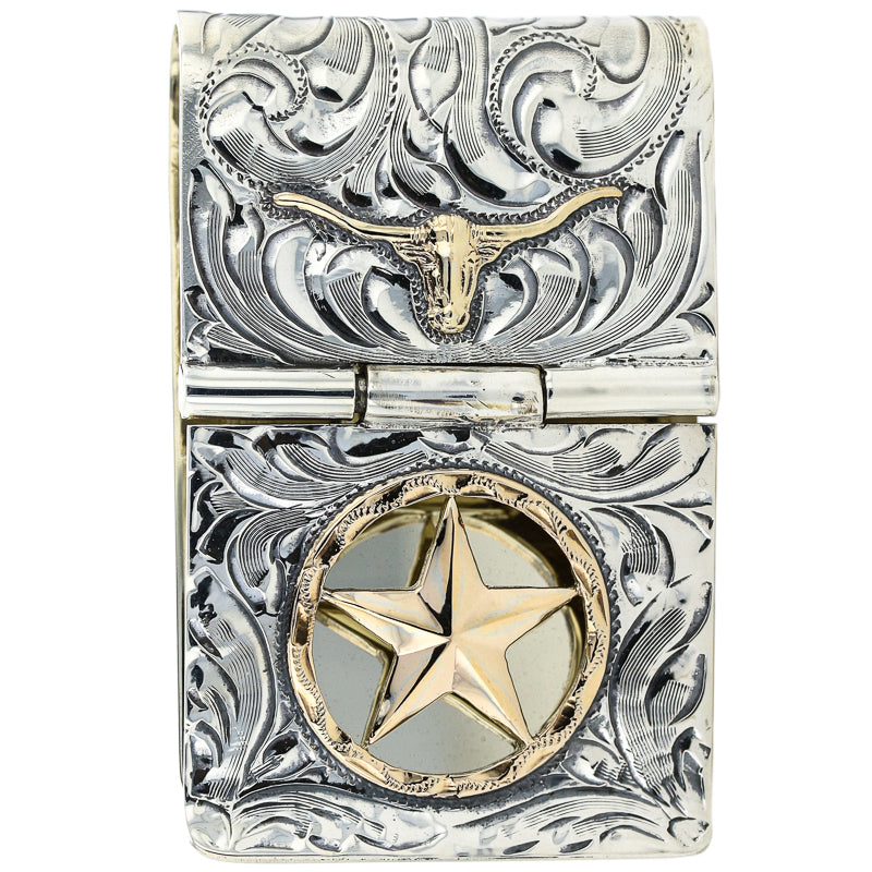 Longhorn Gold Star Money Clip - Image 1
