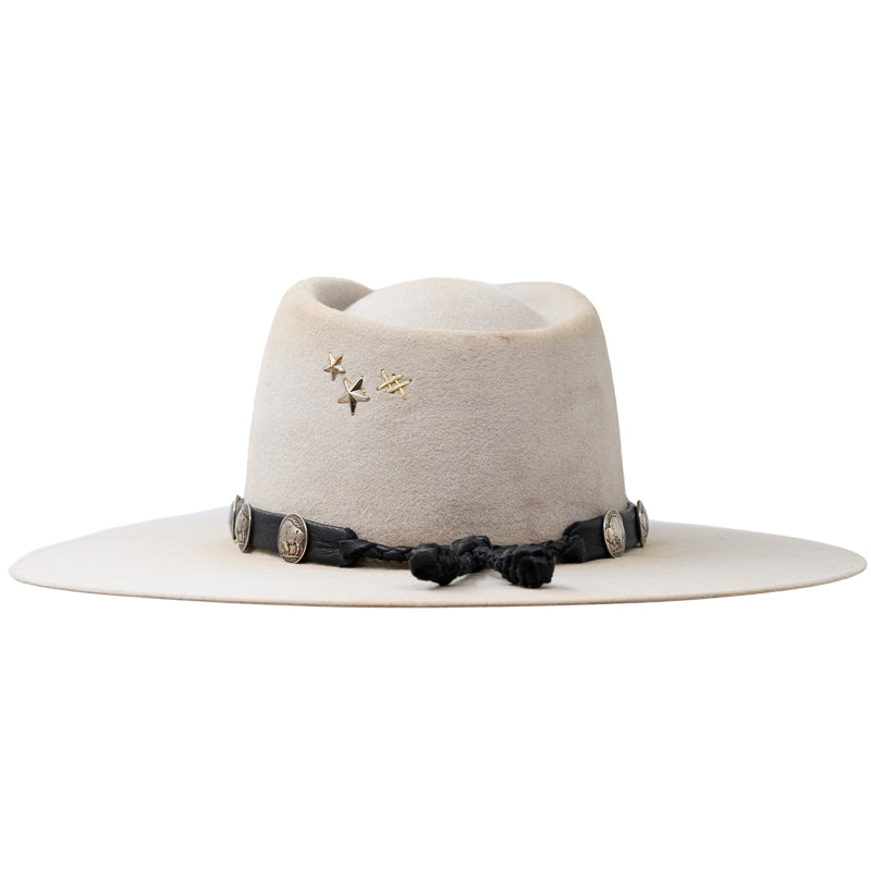 Lampman Buffalo Coin Black Hat Band - Image 2