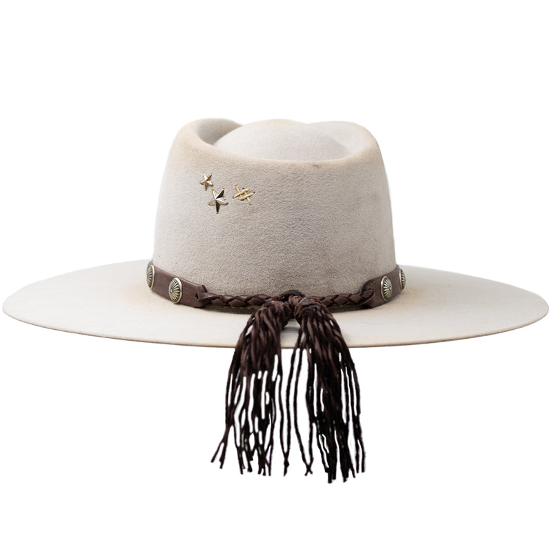 Lampman Conchos Brown Hat Band - Image 2