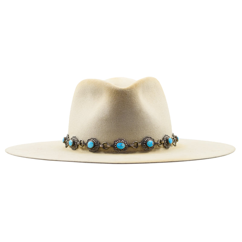 Turquoise Concho Hat Band - Image 1