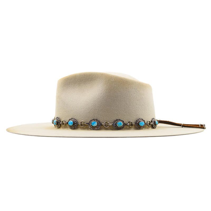 Turquoise Concho Hat Band - Image 2