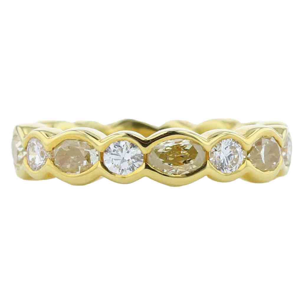 Yellow Gold Diamond Ring - Image 1