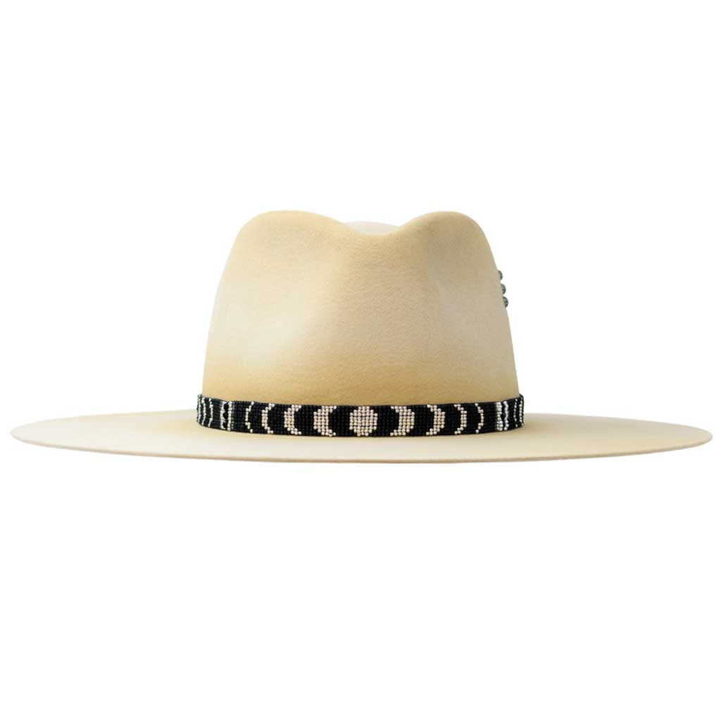 Moon Black Narrow Woven Hat Band - Image 1