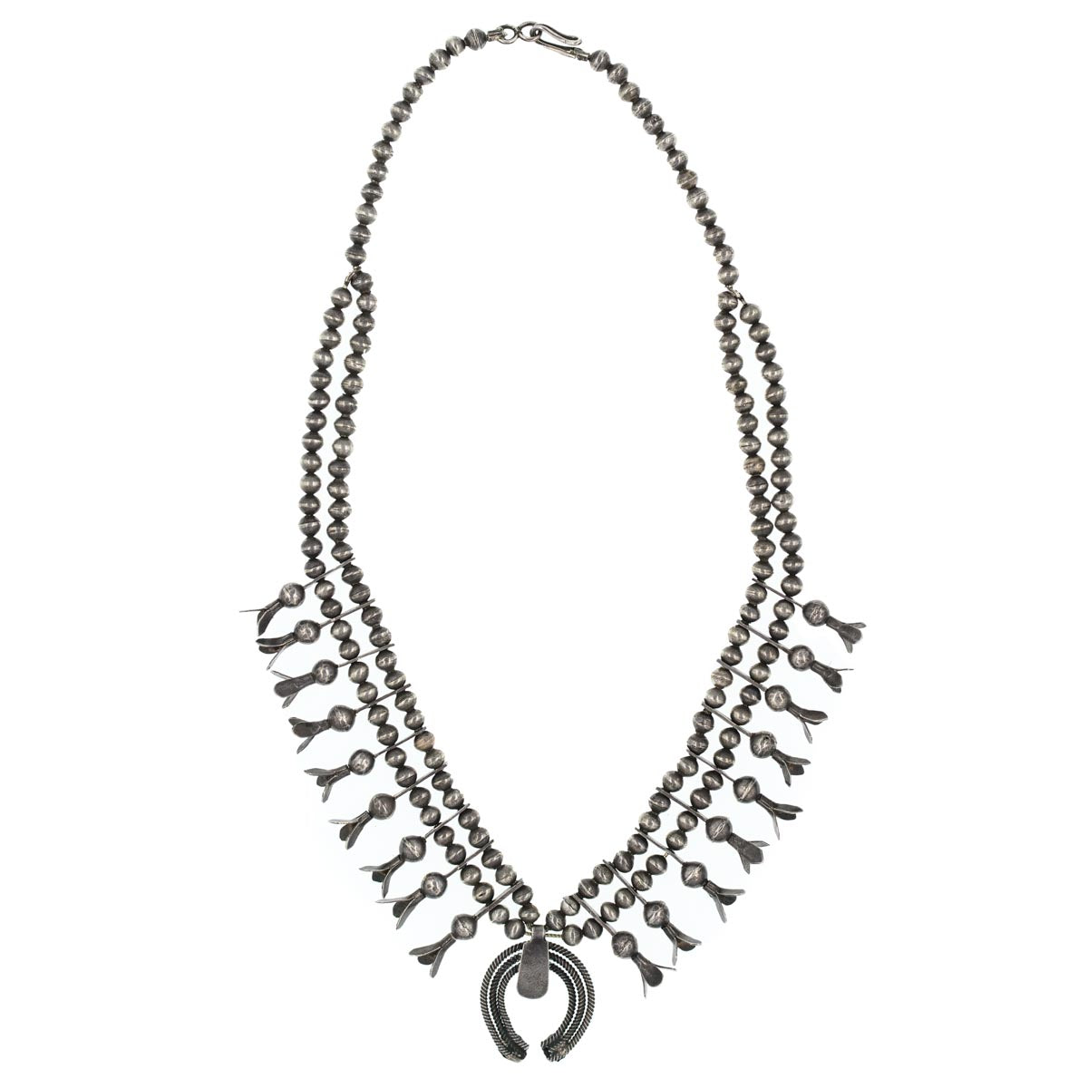 Zuni 1930'S Twist Wire Squash Blossom - Image 2