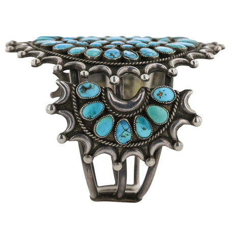 Large Zuni Cluster Cuff - Image 2