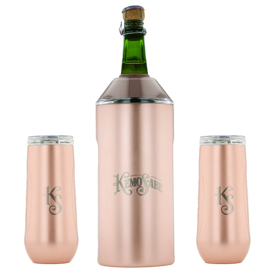 Rose Gold Champagne Gift Set - Image 1